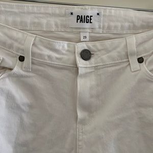 Paige white jimmy jimmy skinny jeans